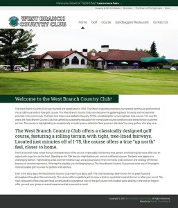 West Branch Country Club Launches New Website